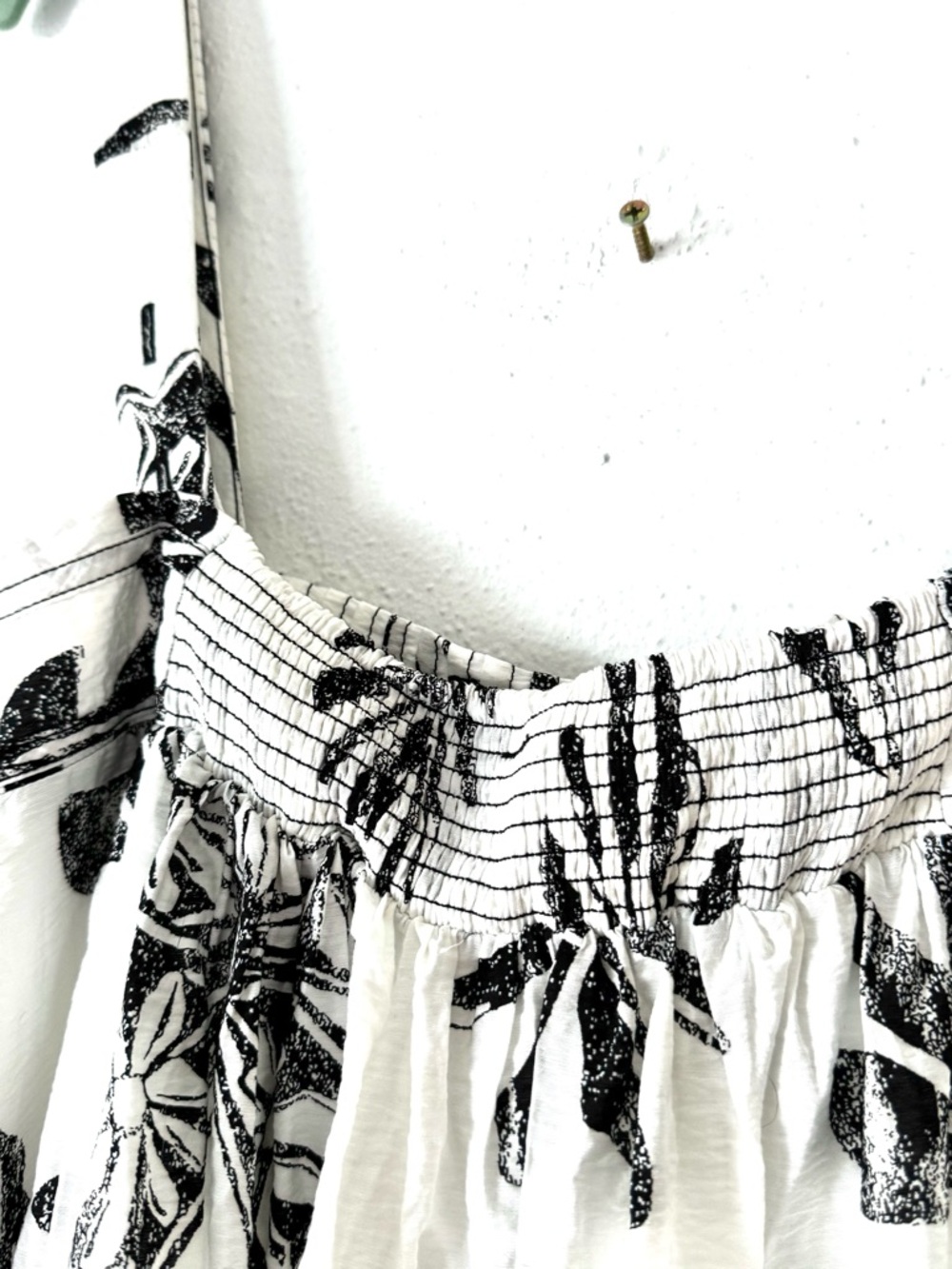 NWT Anthropologie Square-Neck Waistless Hawaiian Tropical Floral Midi Dress - Picture 9 of 15